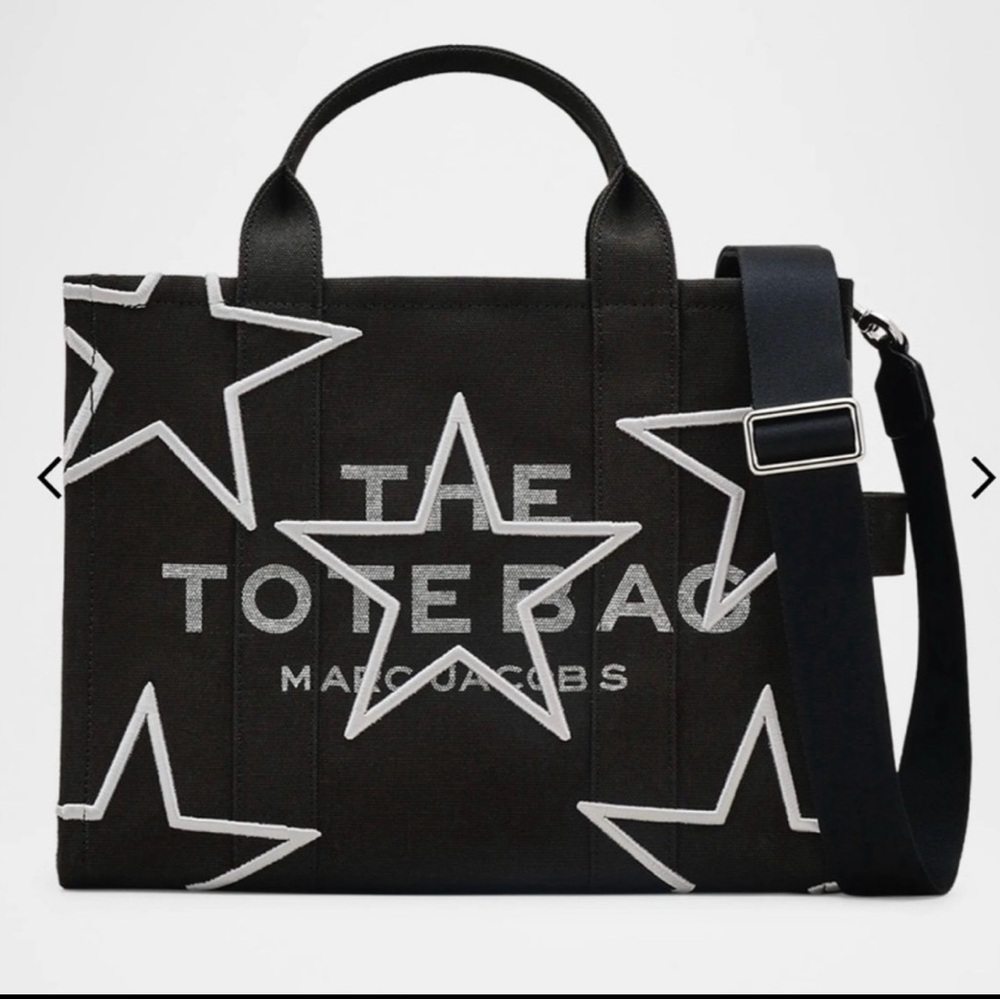 Marc Jacobs Black Star Tote Bag